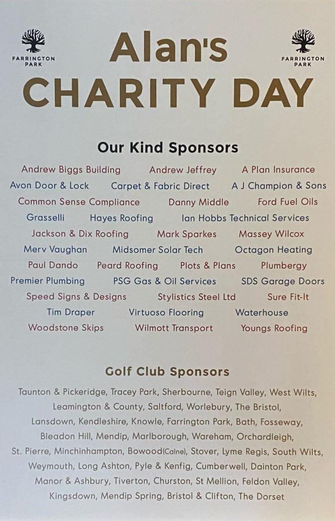 Fundraising Golf Day for Dorothy House