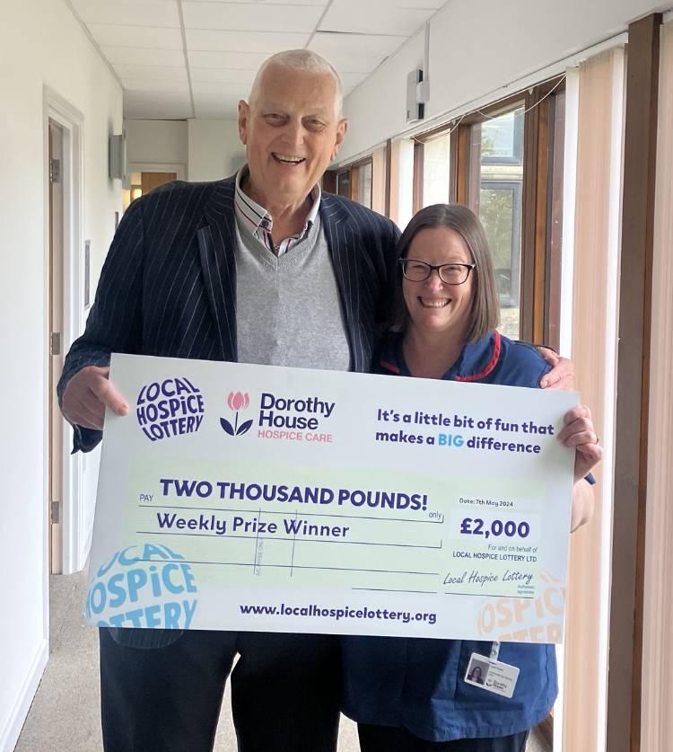 Local Hospice Lottery winner